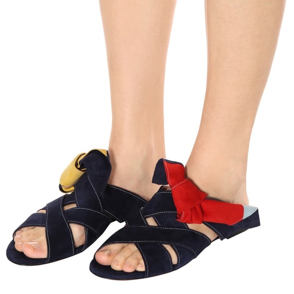 Chloe • Nellie Suede Slide Sandals Nautical Sz 40 - Picture 8 of 8